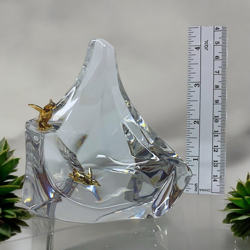 Franklin Mint-Carpenter Penguin On Ice Paperweight - Picture 13 of 16